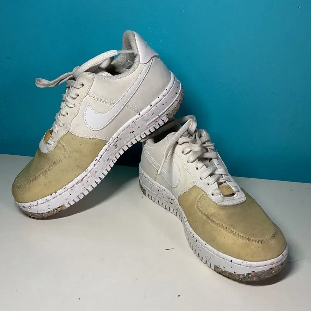 Nike Air Force 1 Crater Foam Womens Lace Up Sneakers Size 6.5 / EU 37.5